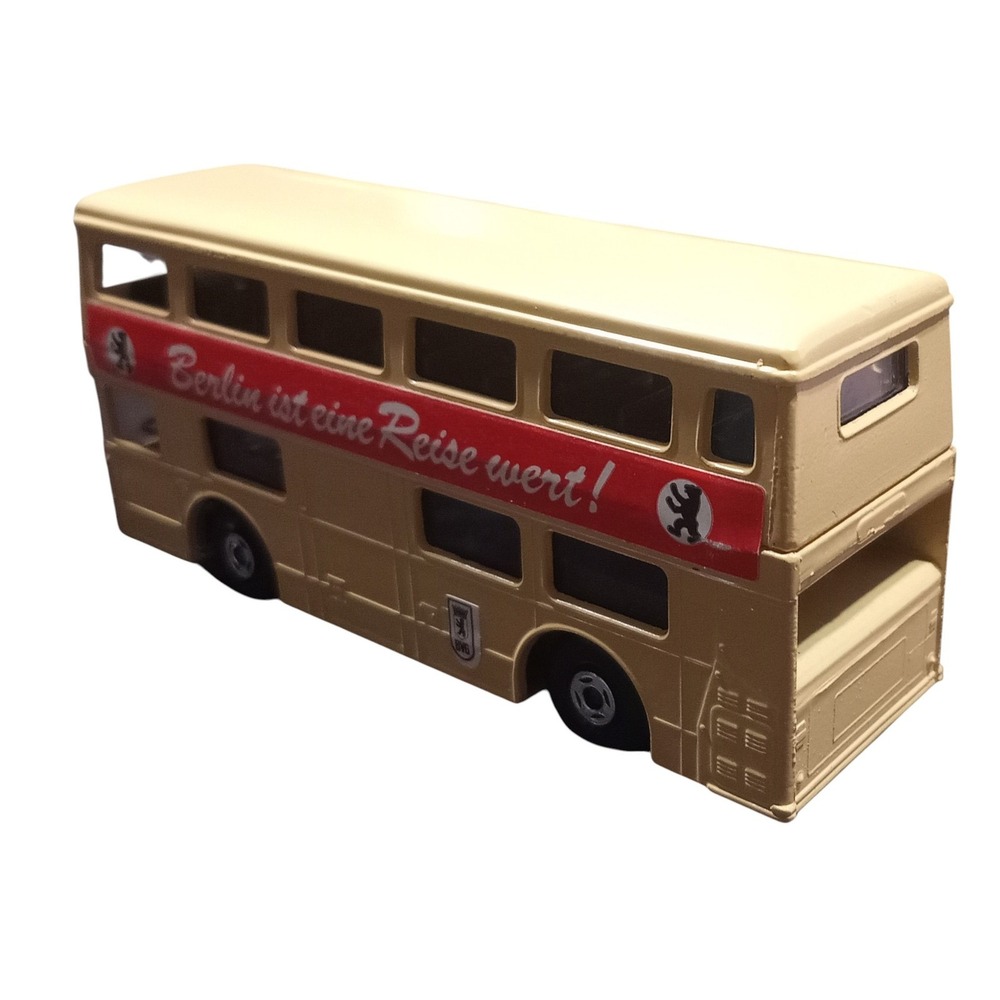 1972 Matchbox Lesney Super Kings K-15 Berlin Double Decker Bus Die cast